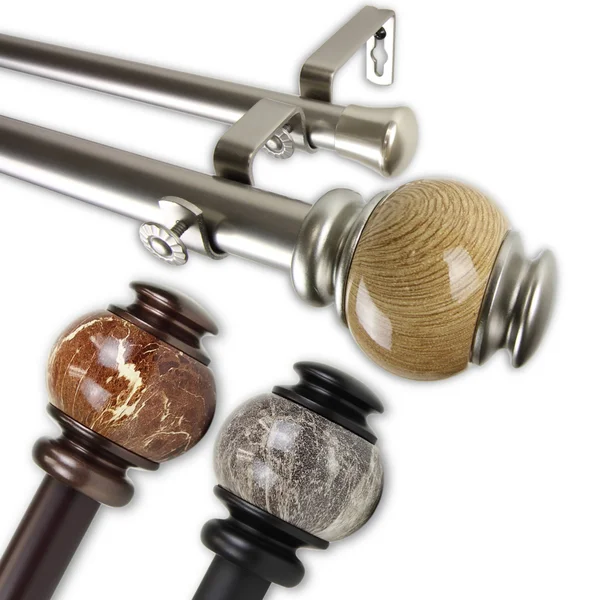 Rod Desyne Marble Double Curtain Rod