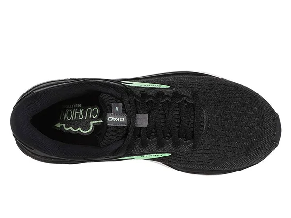 Brooks Women's Dyad 11 - Black/Ebony/Green - 8, 2E