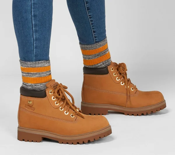 Skechers Women's Sergeants - Verdict Chick Boots, Wheat, 9.5