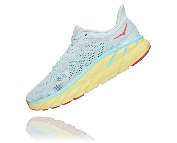 Hoka One One Women's Clifton 7 Running Shoes - Coral/White