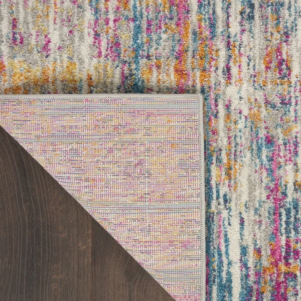 Nourison PSN09 Passion Ivory/Multi Area Rug- 9& x 12&