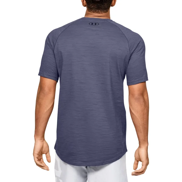 Under Armour Men's Charged Cotton Short Sleeve - Blue