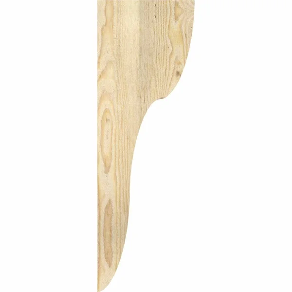 4x22W x 8x22D x 8x22H Carmel Rough Sawn Corbel, Douglas Fir