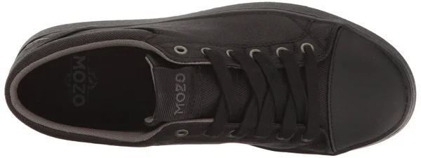 Mozo Men's Grind Slip Resistant Canvas Sneaker 11 Black