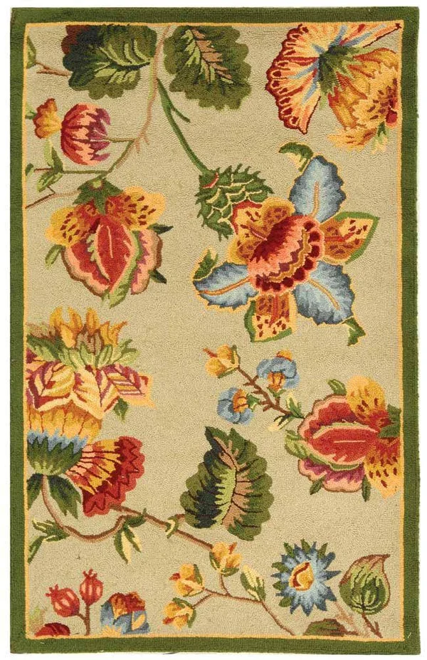 Safavieh Chelsea HK331C Area Rug - Sage - Size: 6 x 9 ft.