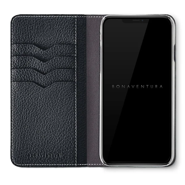 Diary Smartphone Case (iPhone Xs Max), Navy Blue