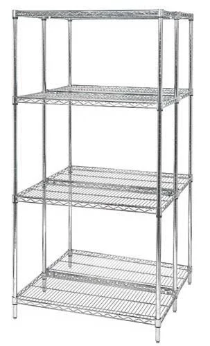 Quantum Wire Shelving Unit - Chrome WR63-1436C