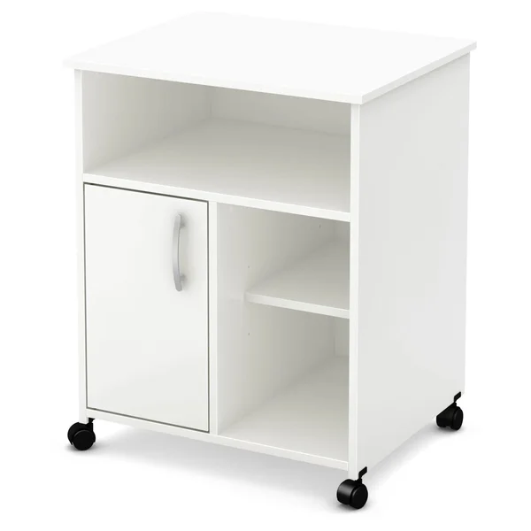 South Shore Axess Printer Cart on Wheels - Country Pine