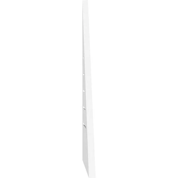 Ekena Millwork GVPRL28X2801SF 28x22W x 28x22H Right Triangle Left Side Surface Mount PVC Gable Vent 12/12 Pitch: Functional, w