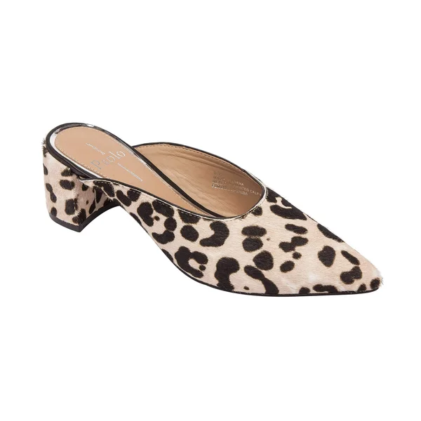Linea Paolo Zadie II Genuine Calf Hair Mule, Size 9.5 in Leopard Haircalf at Nordstrom