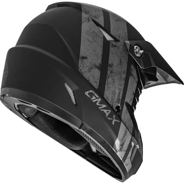 GMAX MX-46 Off-Road Dominant Helmet Matte Black/White/Red Medium