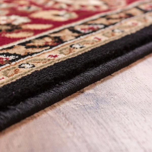 Well Woven Barclay Medallion Kashan Black Traditional Area Rug 5&3x22 Round