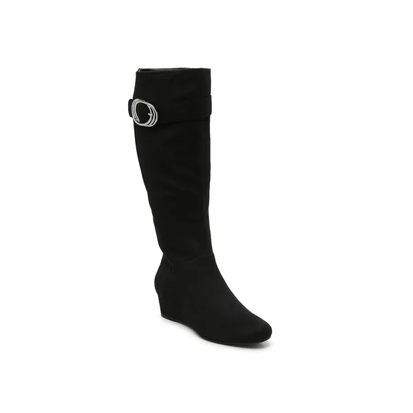 Impo Gavin Wedge Boot, Women's, Black, Size 8, Boots, Wedge