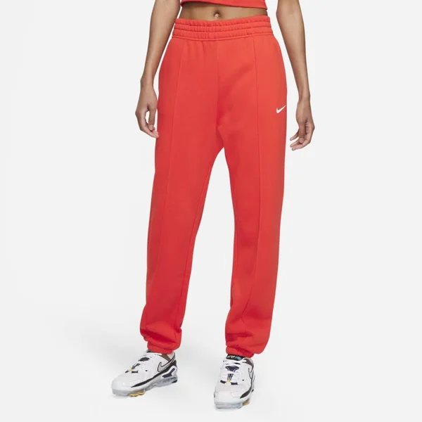 Nike Women's Trend Essential Fleece Pants - Small, Chile Red