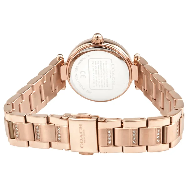 Coach Park Quartz Rose Dial Ladies Watch 14503669 - Quartz Movement, Stainless Steel with Crystal-set Links Strap, 26 mm Case in