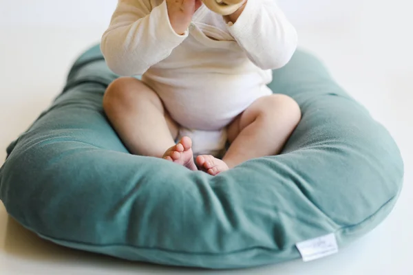 Snuggle Me Organic Patented Sensory Lounger for Baby Organic Cotton Virgin Fiberfill Moss