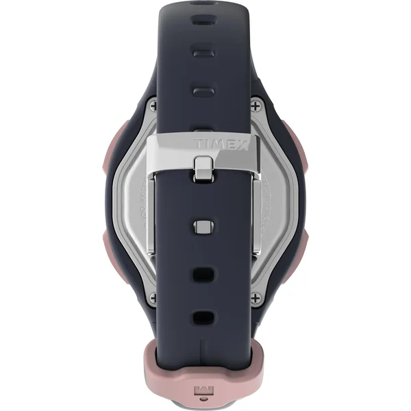 Timex Women's Ironman Transit 33mm Blue/Rose Gold-Tone Watch - Resin Strap