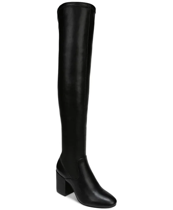 Bar III Womens Gabrie Over-The-Knee Boots - Black