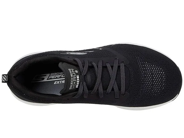 Skechers Men's GOrun Ride 8 Hyper Running Shoe - Black/White