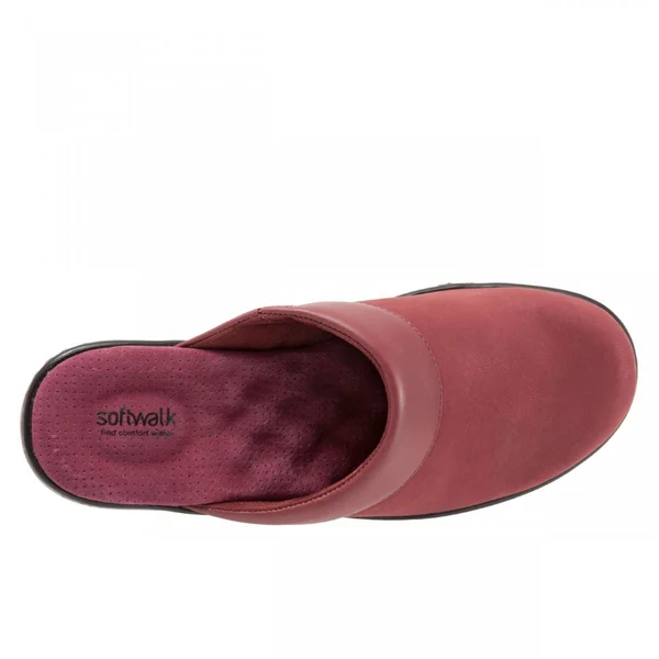 Softwalk Women's Murietta Red Nubuck 7 Narrow (AA)