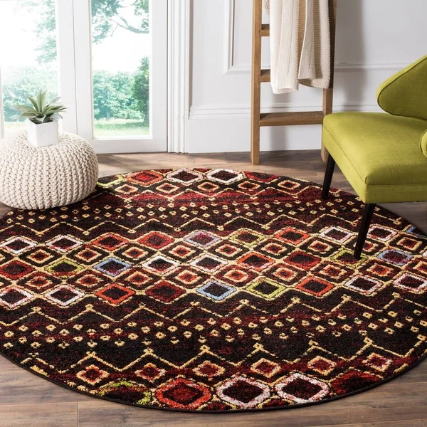 Safavieh Amsterdam Bridget Moroccan Boho Rug - 2&3x22 x 22& Runner - Ivory/Multi