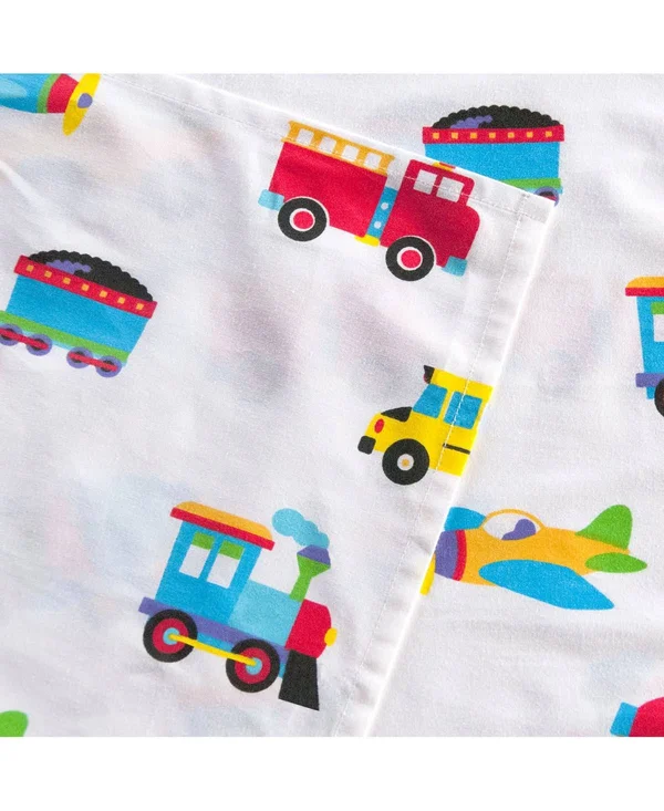 Olive Kids - Trains - Planes, Trucks Sheet Set Twin