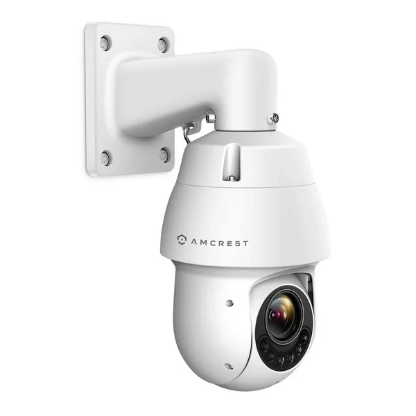 Amcrest UltraHD Wired Outdoor Dome PTZ PoE IP Security Speed Camera - Pan Tilt Zoom (Optical 12x Motorized) 328 ft. Night Vision