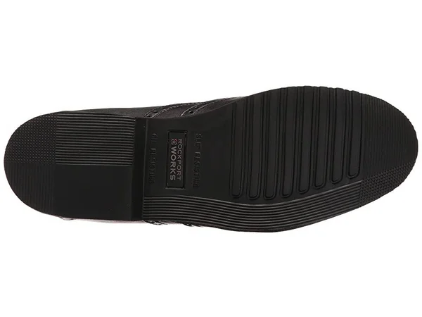 Rockport Works Men's Dressports Steel Toe RK6741 - Size: 12 M, Black