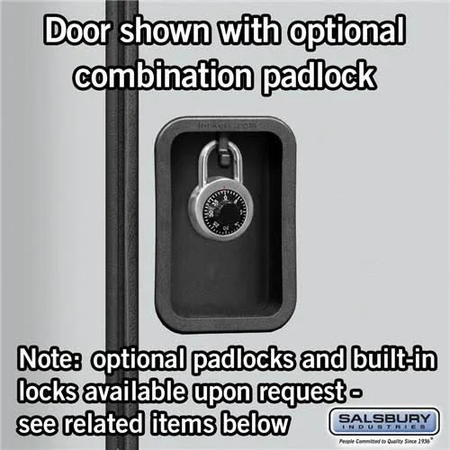 Salsbury Industries Designer Wood Locker - Single Tier - 3 Wide - 5 Feet High - 18 Inches Deep - Black per ea