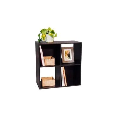 Heidi Cube Bookcase Ebern Designs Color: Black