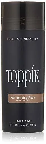 Toppik Hair Building fibers, Medium Brown, 1.94 Oz: Luxury Beauty