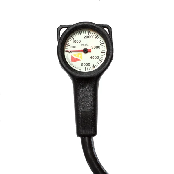 Dive Rite Mini Tech 2x22 SPG with 30x22 Hose and Boot Gauge