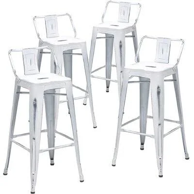 Hartmann Counter & Bar Stool Williston Forge Seat Height: Counter Stool (24” Seat Height) - Color: Distressed White