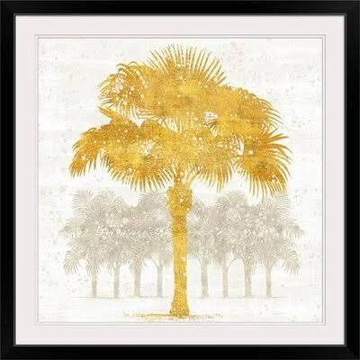 &Palm Coast V& by Sue Schlabach Graphic Art Print Great Big Canvas Format: Black Frame, Size: 20x22 H x 20x22 W x 1x22 D