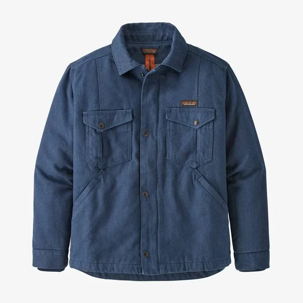 Patagonia Men's Iron Forge Hemp Canvas Ranch Jacket - Workwear Jackets - Blue - 27805 - XXL