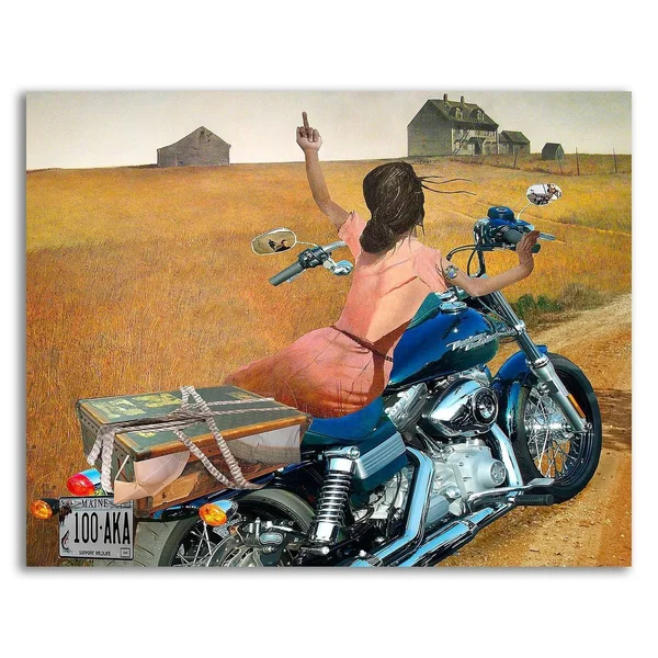 Leaving by Barry Kite, Print on Canvas, Ready to Hang