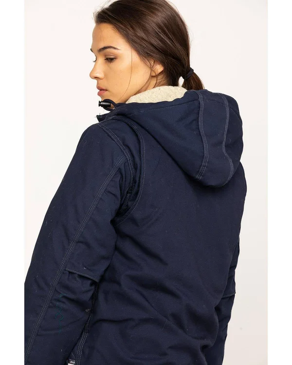 Carhartt Women's Flame-Resistant Full-Swing Quick Duck Jacket - Dark Navy