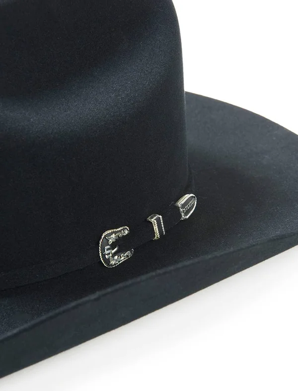 Stetson Skyline 6X Felt Cowboy Hat w/ 4 1/4x22 Brim - Black