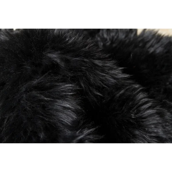 Natural New Zealand Grey 2 ft. x 3 ft. Single Sheepskin Area Rug