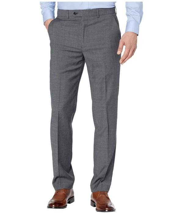 Lauren Ralph Lauren Edgewood Men's Casual Pants Grey Sharkskin : 34 30