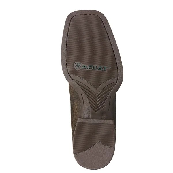 Ariat Sport Western Wide Square Toe 9.5 Men's Brown