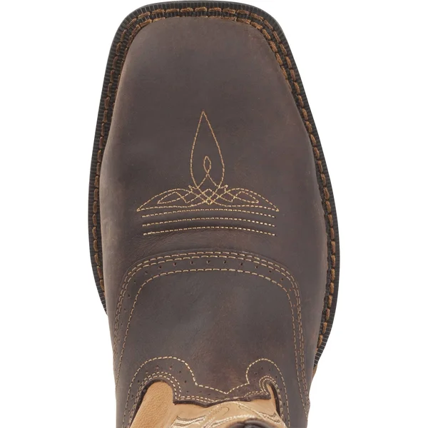 Durango Rebel Men's Waterproof Steel-Toe Western Boots - Size: Medium (13), Brown