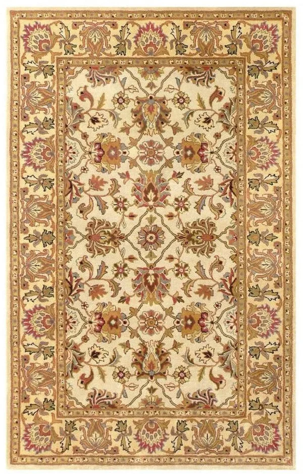 Safavieh Heritage HG452A Ivory, Light Gold 5& x 8& Area Rug