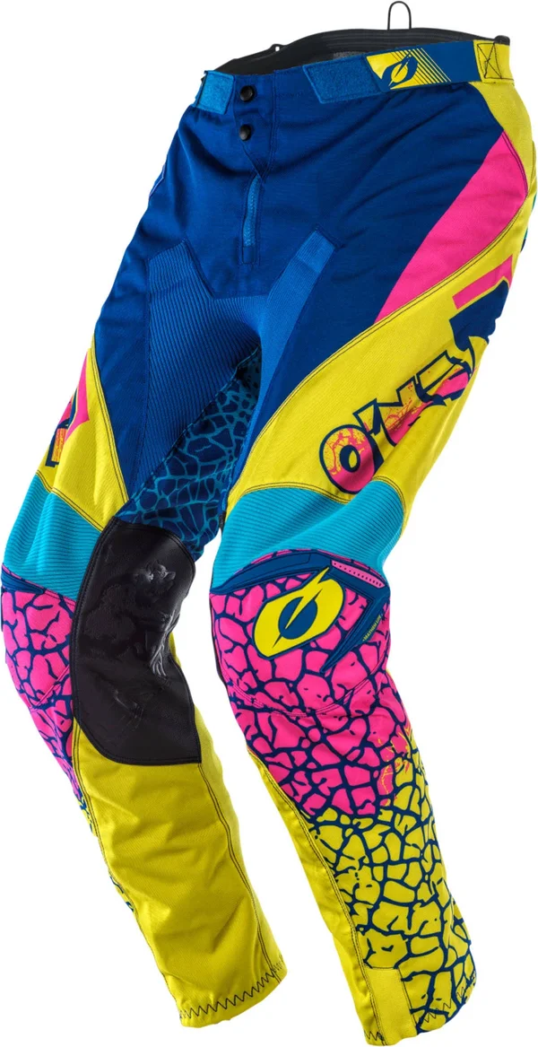 O&Neal Mayhem Lite Crackle 91 Pants - Yellow/White/Blue - 36