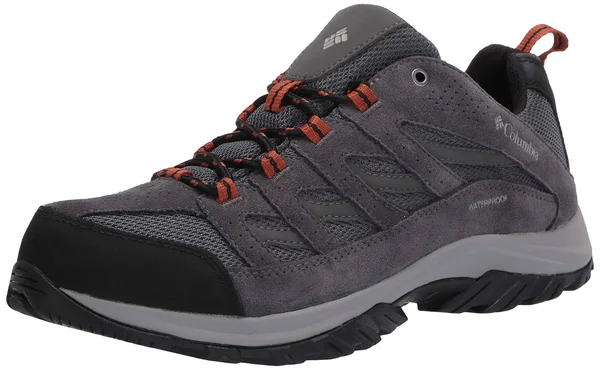 Men's Columbia Crestwood Low Waterproof Hiker, Adult, Size: 10.5 W, Graphite/Dark Adobe