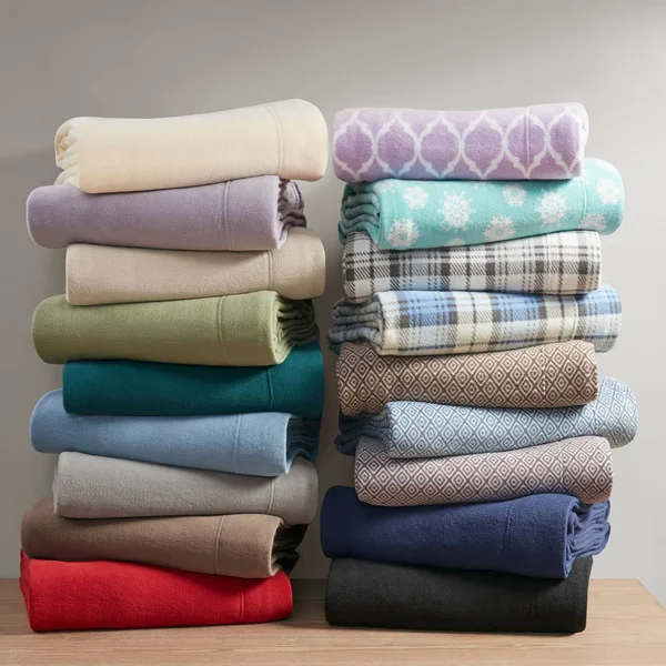 Porch & den Herron Microfleece Bed Sheet Set - Twin - Grey