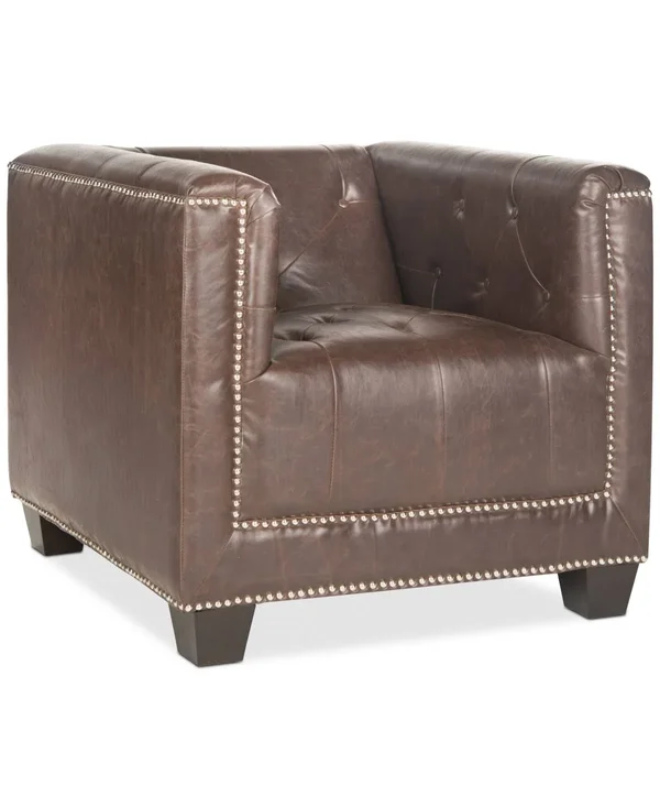 Safavieh Bentley Club Chair - Antique Brown