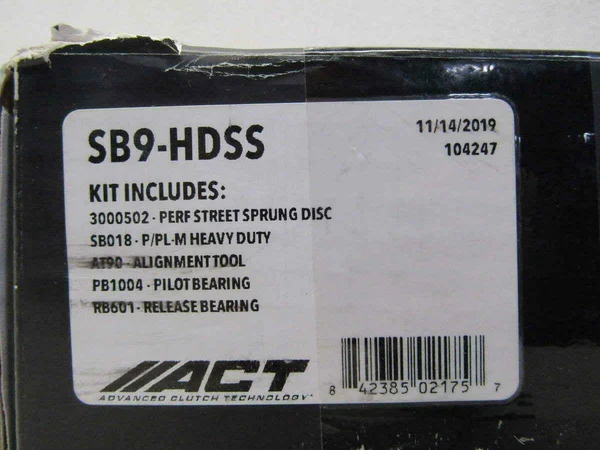 ACT Clutch HD-M/Perf Street Sprung SB9-HDSS
