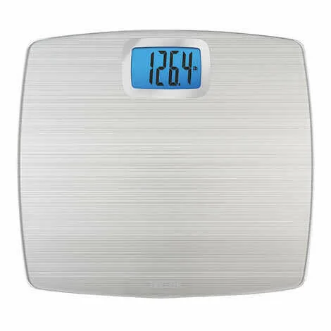 Glass Weight Tracking Scale with High Capacity 500lbs - Black