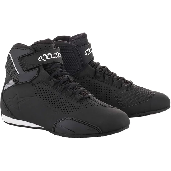 Alpinestars Sektor Vented Shoes (7, Black/Gray/Red)